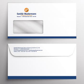 Briefumschlag mit Logo